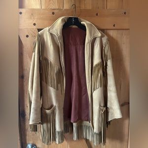 Real Suede Tassel Fringe Jacket